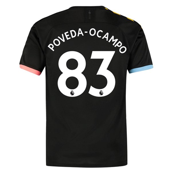 Camiseta Manchester City NO.83 Poveda Ocampo 2ª Kit 2019 2020 Negro